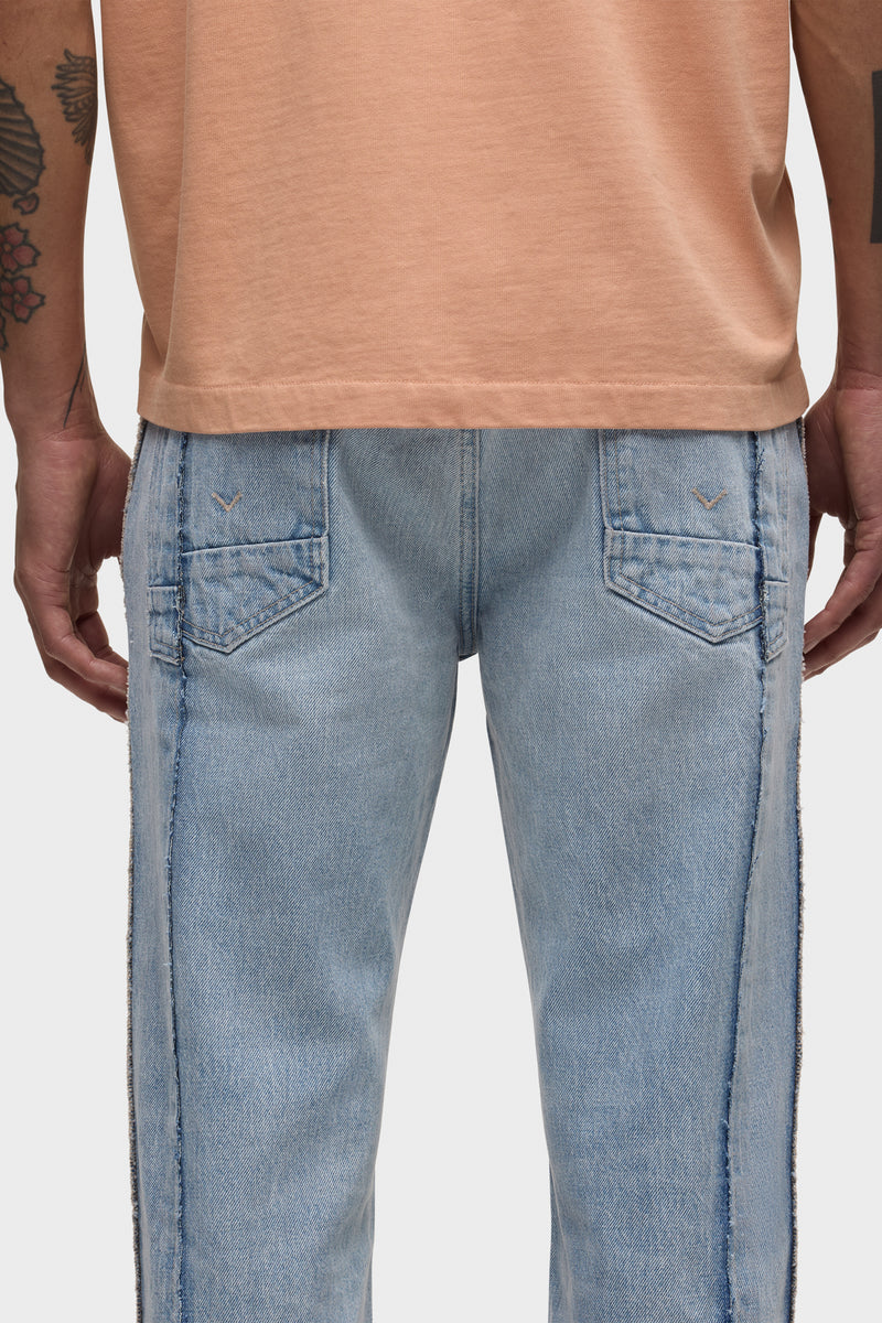 Walker Reconstructed Kick Flare Jean