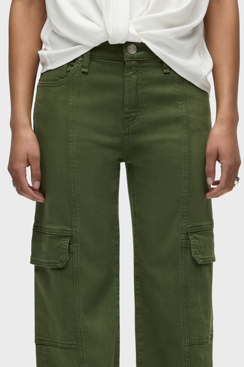 Rosie High-Rise Seamed Cargo Jean