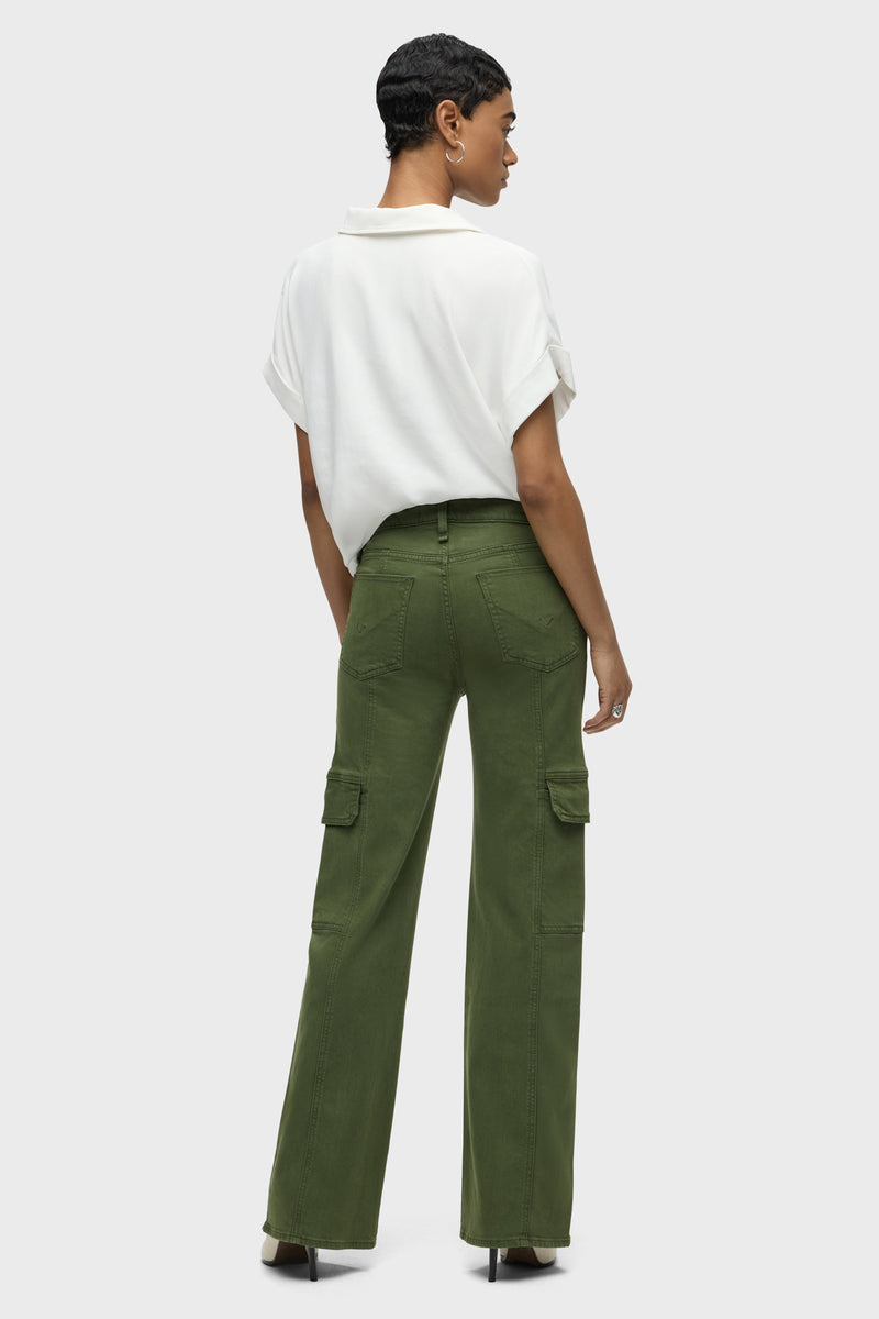 Rosie High-Rise Seamed Cargo Jean