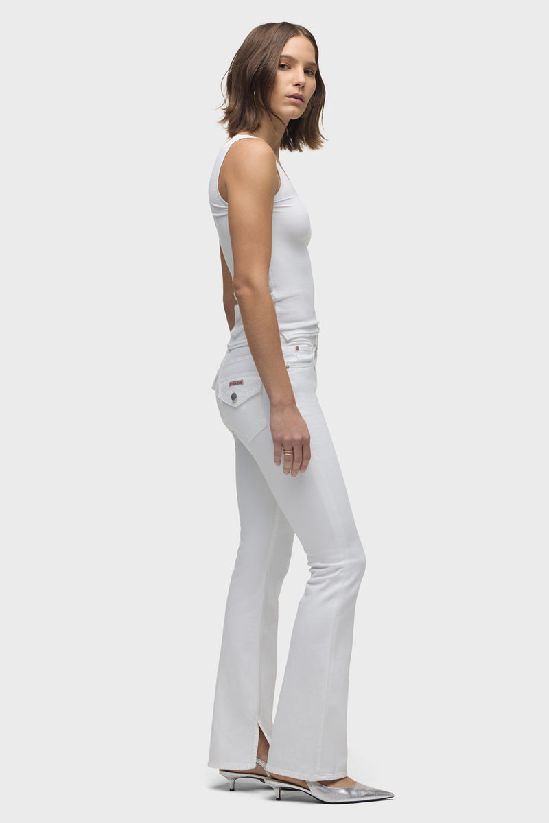 Barbara High-Rise Bootcut Jean w/ Flap