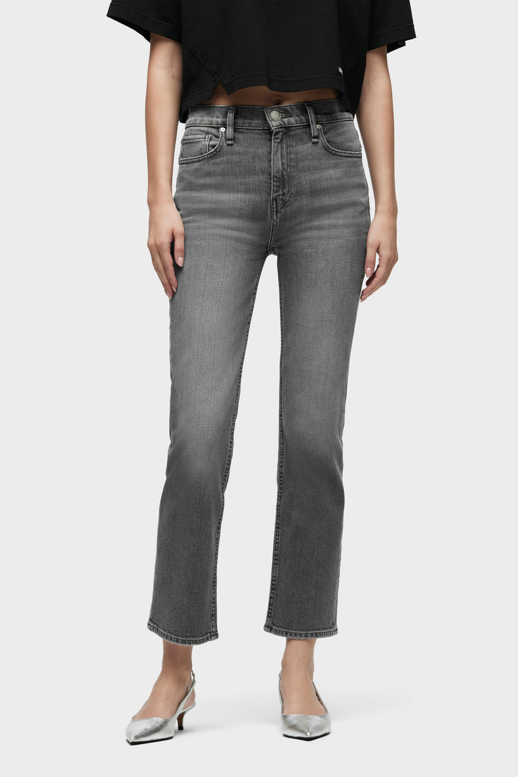 Remi High-Rise Straight Ankle Jean