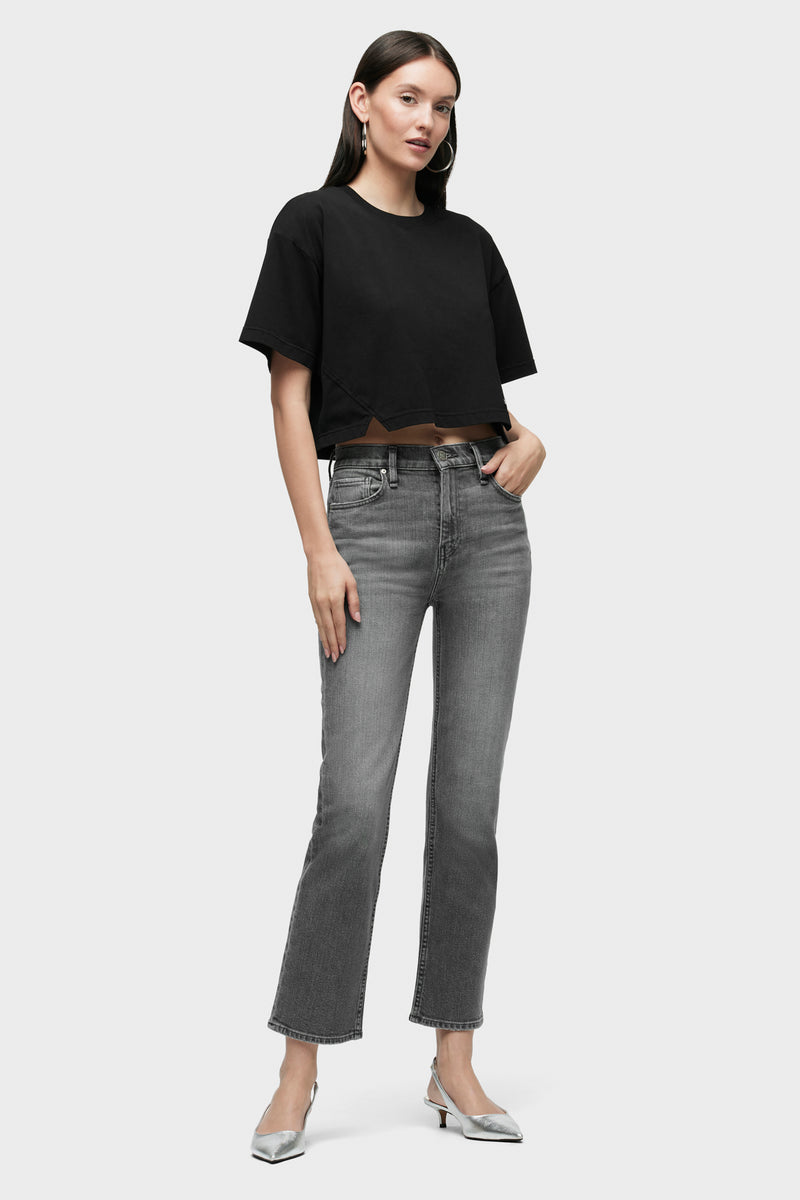 Remi High-Rise Straight Ankle Jean