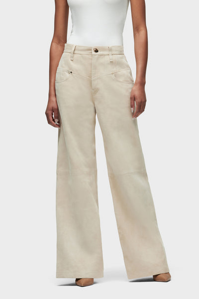 Jodie Seamed Front Yoke Wide Leg