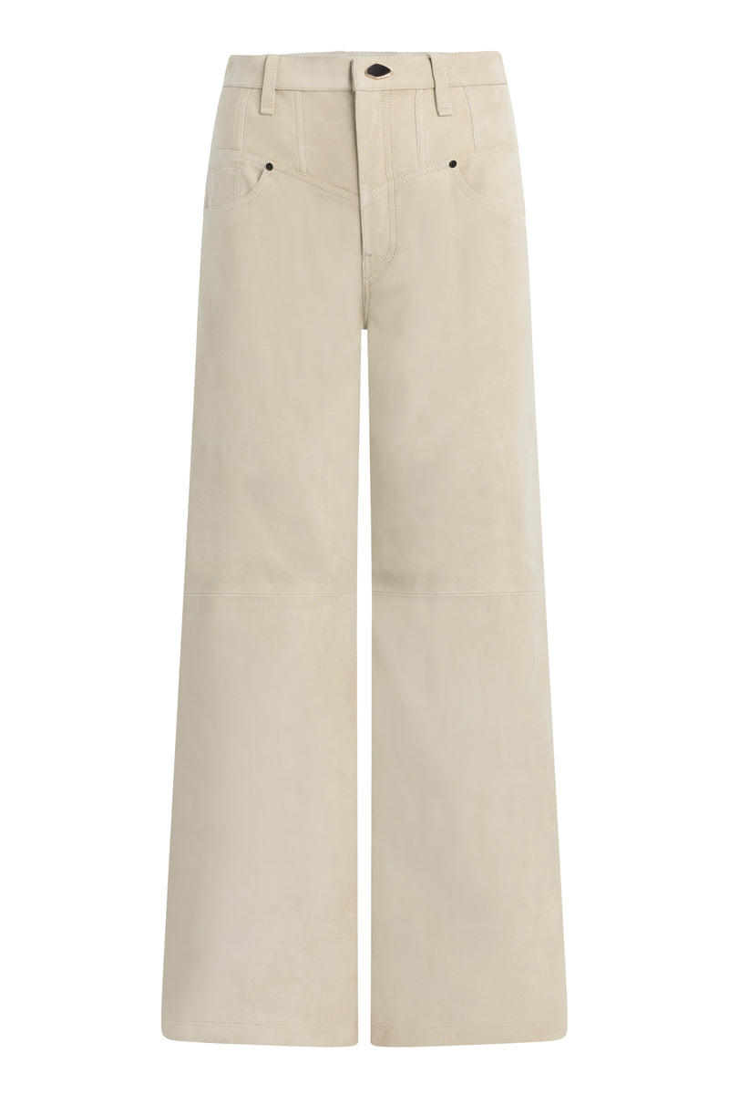 Jodie Seamed Front Yoke Wide Leg