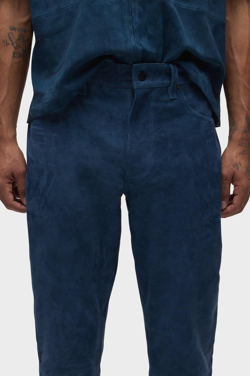 Suede Slim Pant