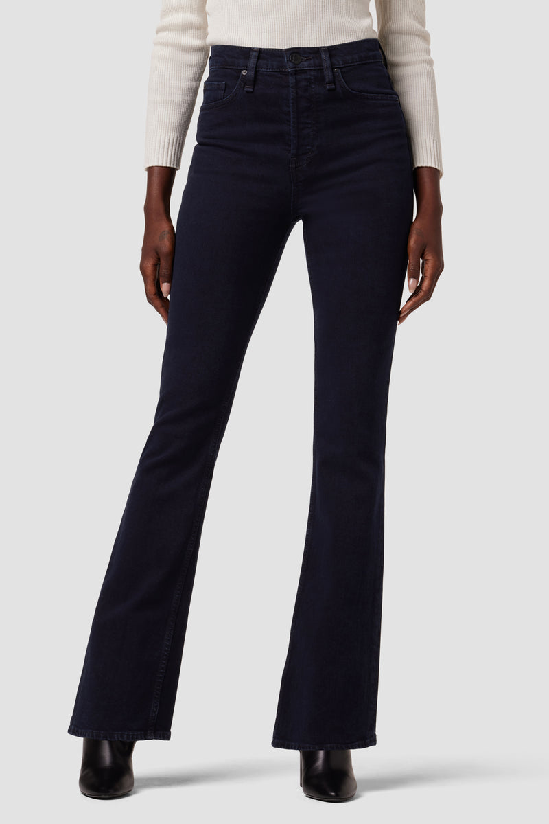 Faye Ultra High-Rise Flare Jean | Premium Italian Fabric