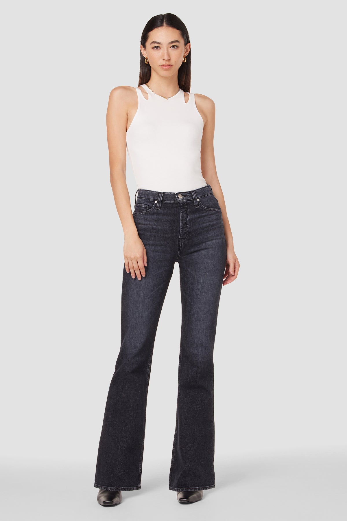 Faye Ultra High-Rise Bootcut Jean | Premium Italian Fabric