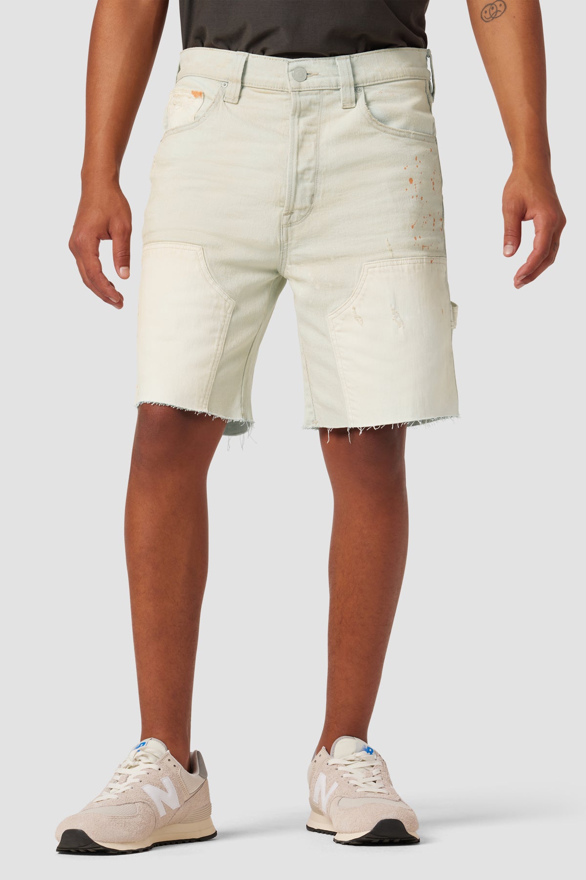 izzue Carpenter Cotton Denim Shorts