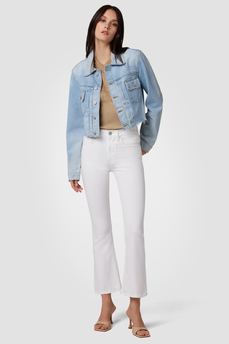 Barbara High-Rise Bootcut Crop Jean