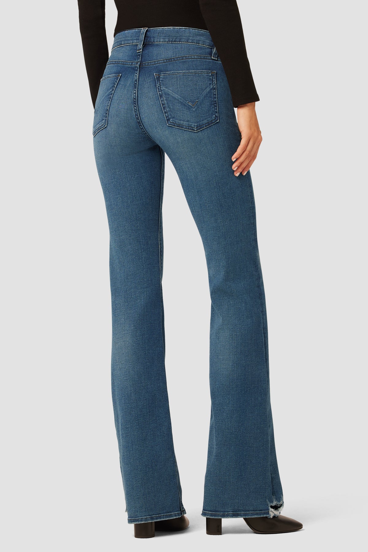 The Frankie Maternity Flare Jeans – Blueberry Hil