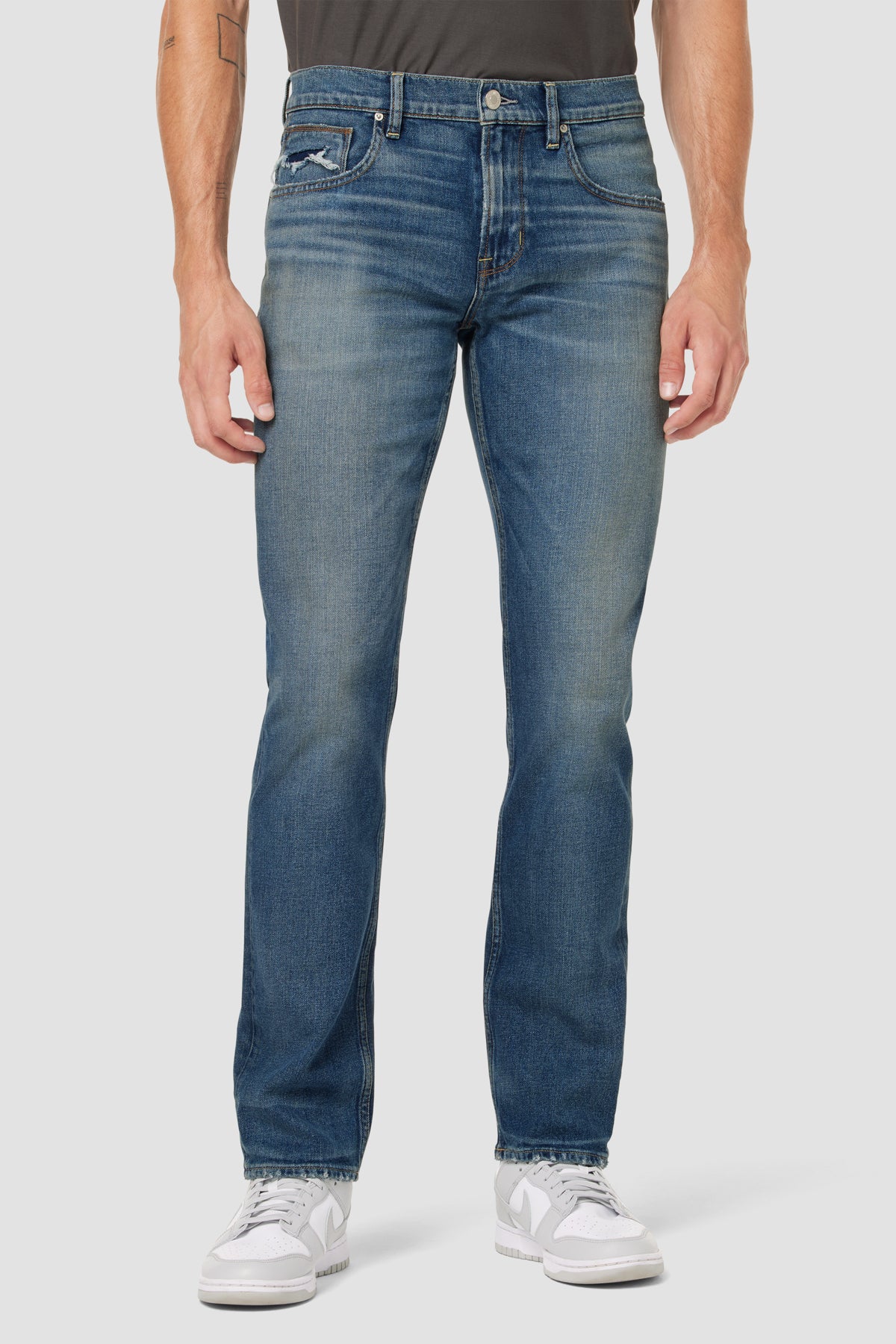 Blake Slim Straight Jean, Premium Italian Fabric