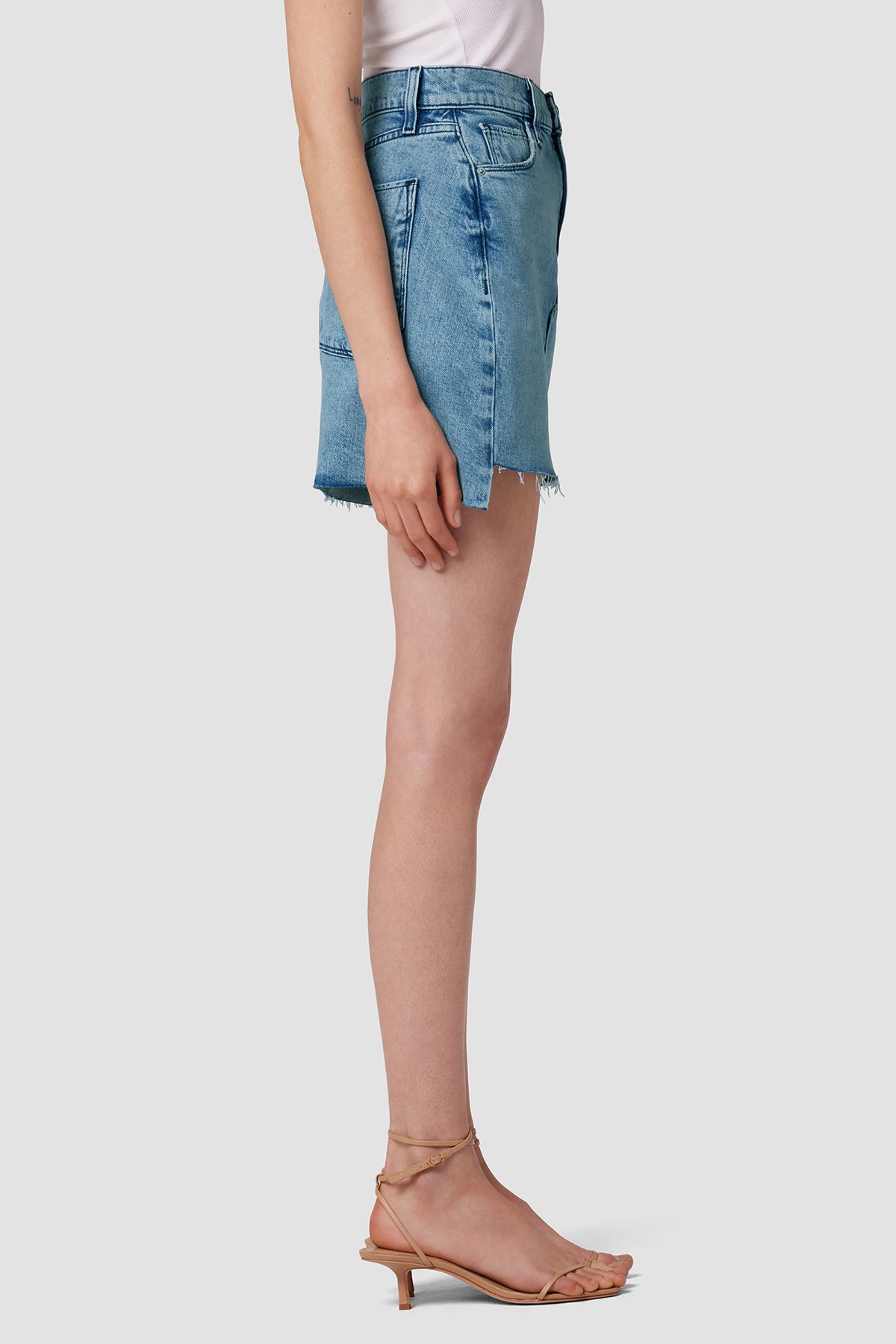 Women's Vegan Leather 5-Pocket Mini Skirt